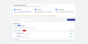 Onboarding Blueprints