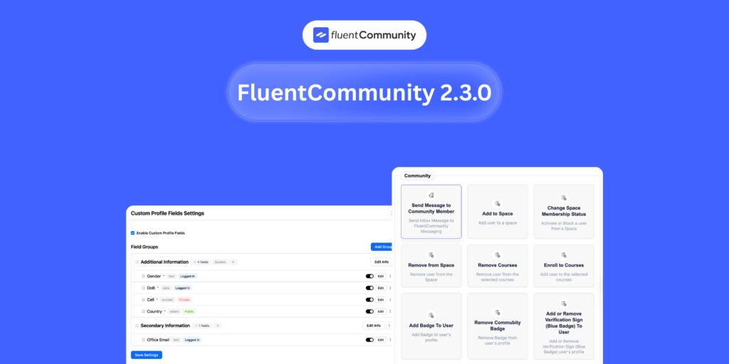 FluentCommunity 2.3.0