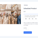 Scheduled Product