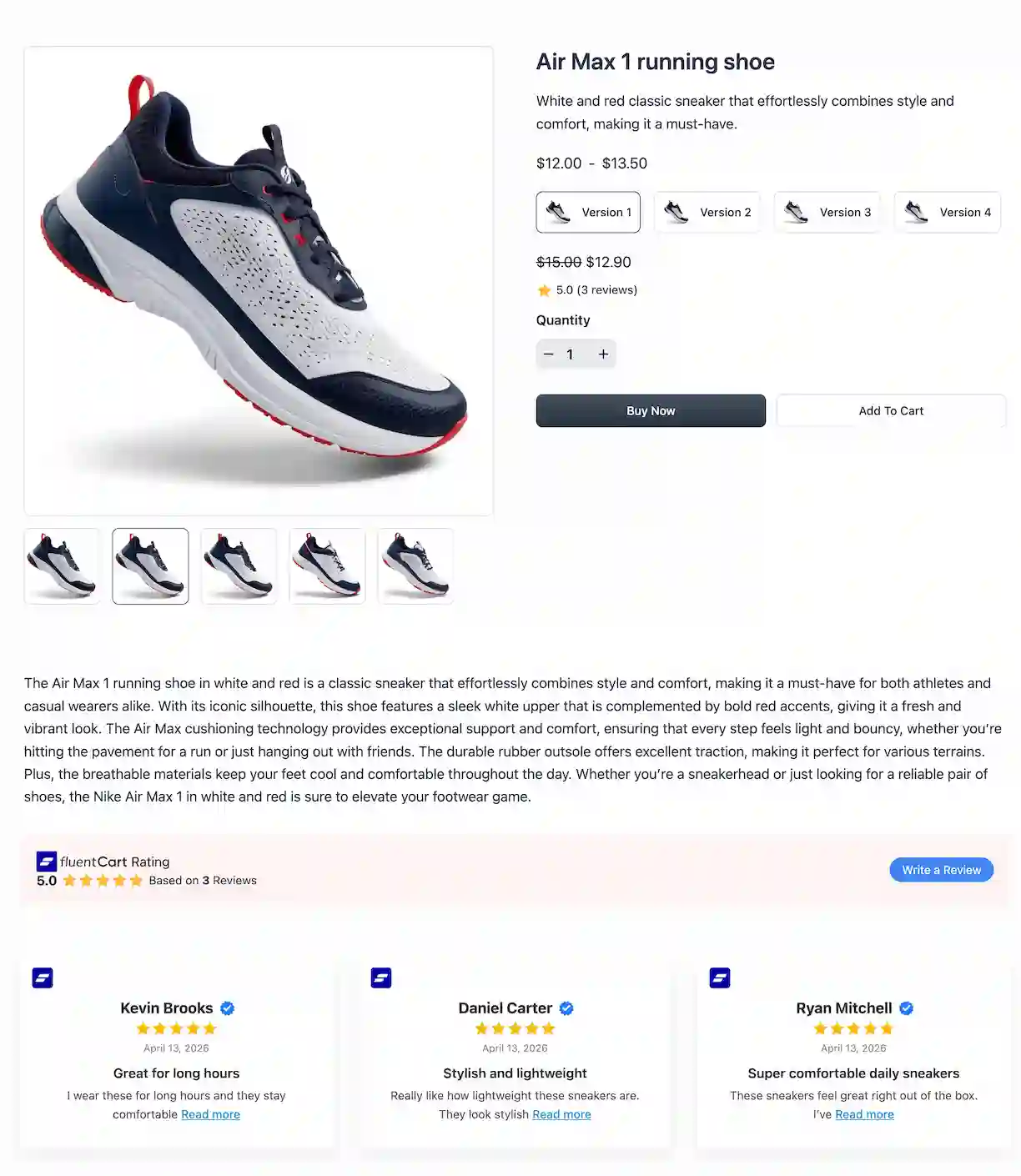 FluentCart Product Review