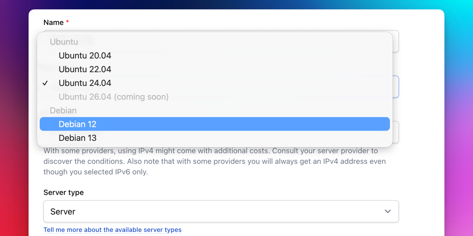 Debian Update