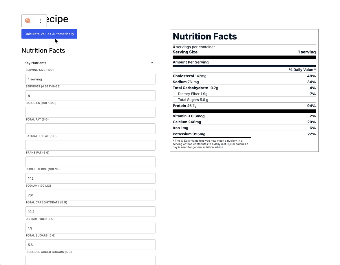 Nutrition Facts