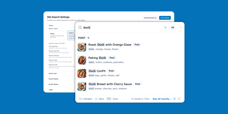 Elevated Site Search