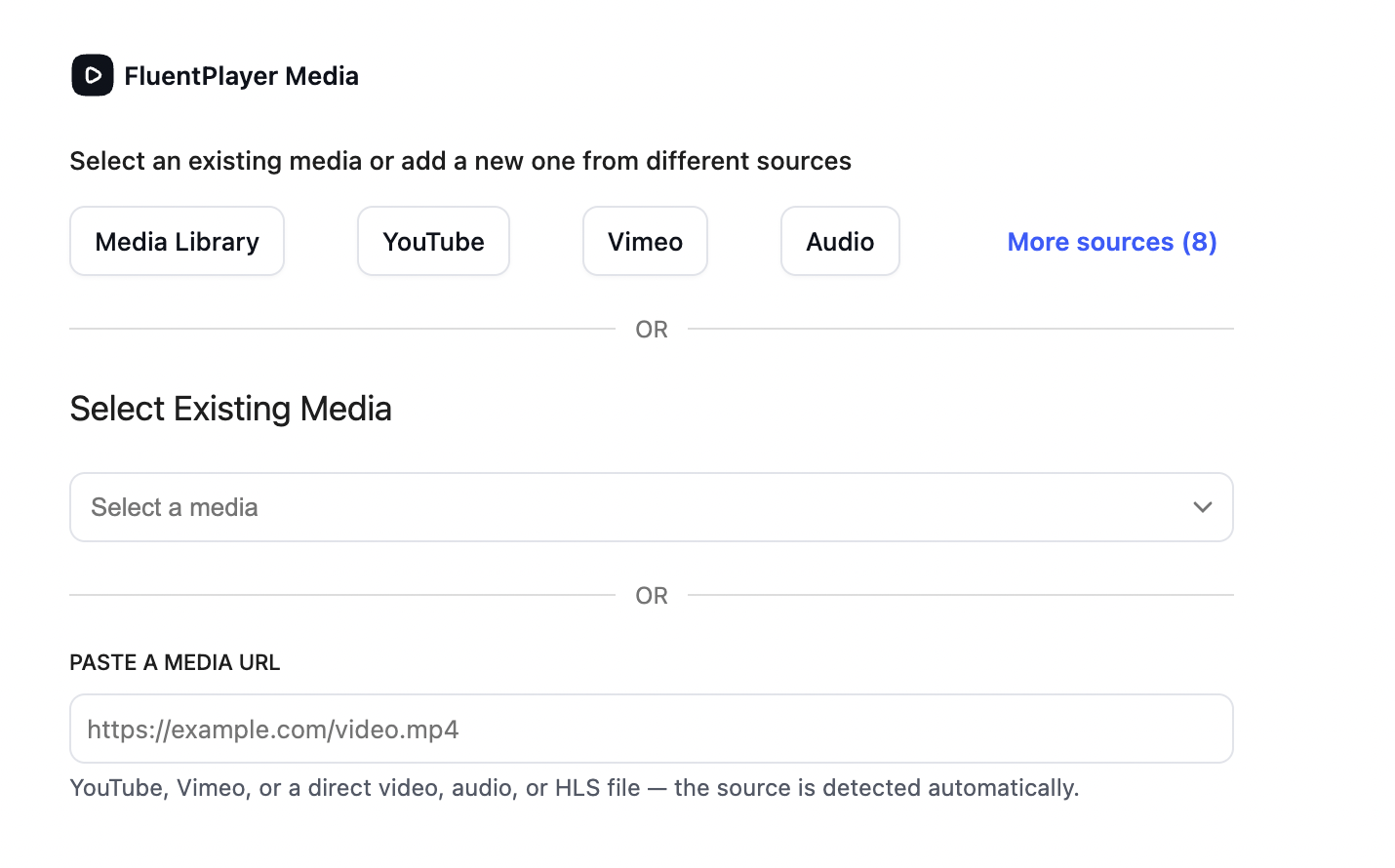 Media URLs