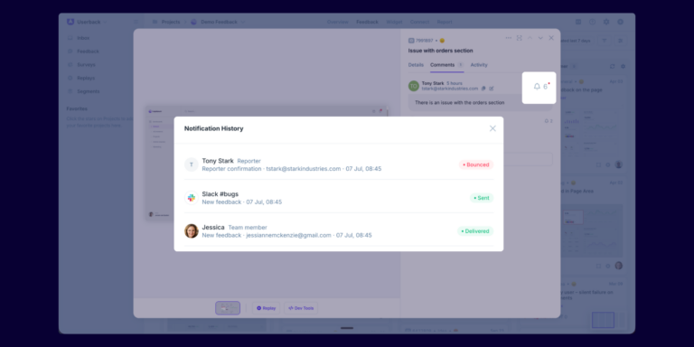 Notification History