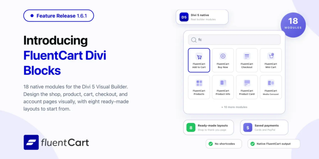 FluentCart Divi Blocks