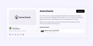 Grouped Events