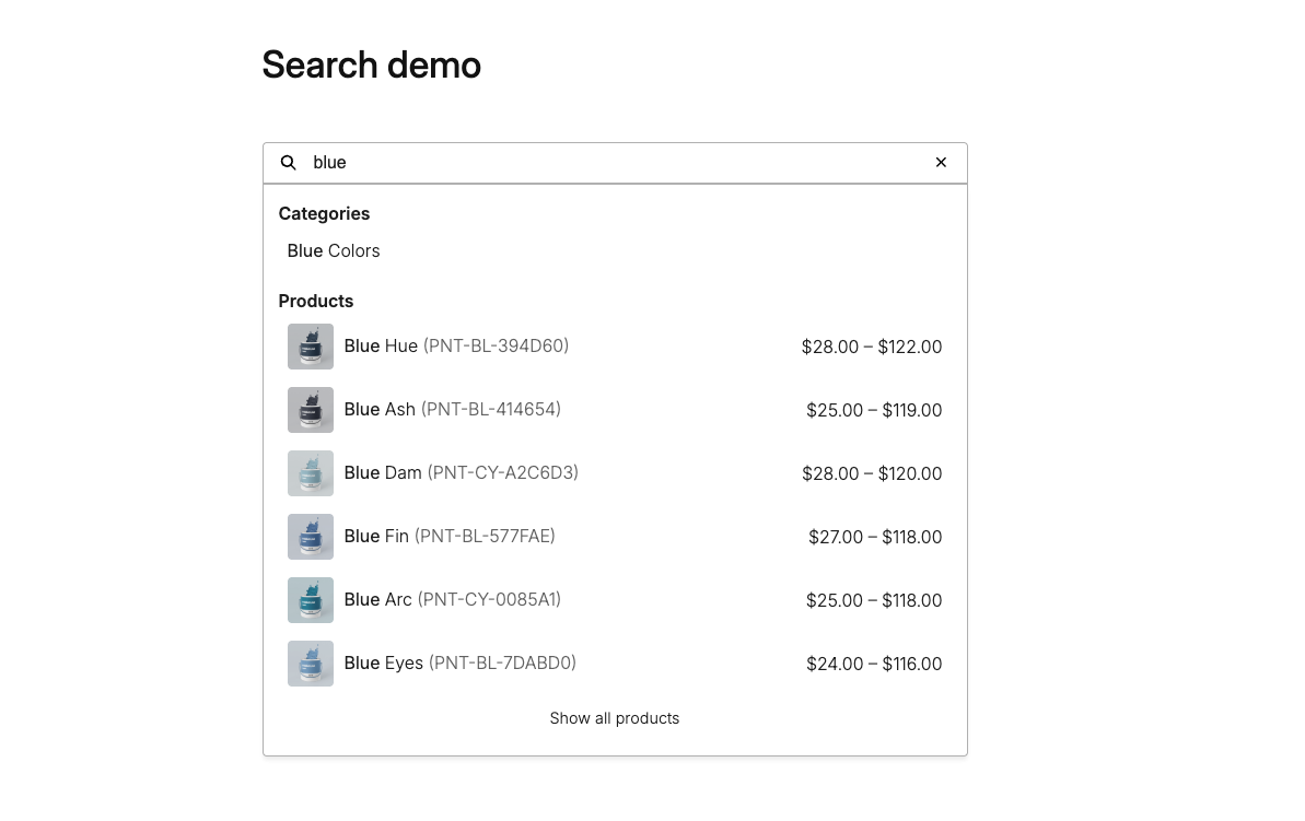 Product Search