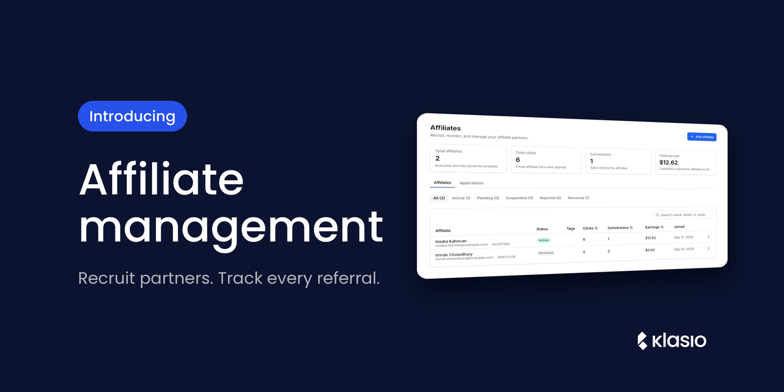 Affiliate Management
